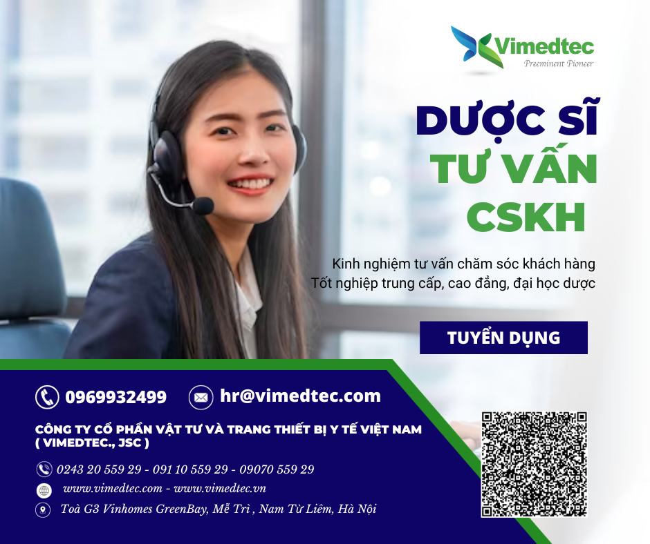 DƯỢC SĨ TƯ VẤN CHĂM SÓC KHÁCH HÀNG